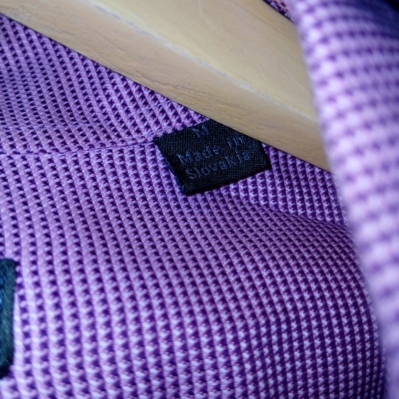 Mens Zegna Button Front Dress Shirt Rose - Picture 5 of 5